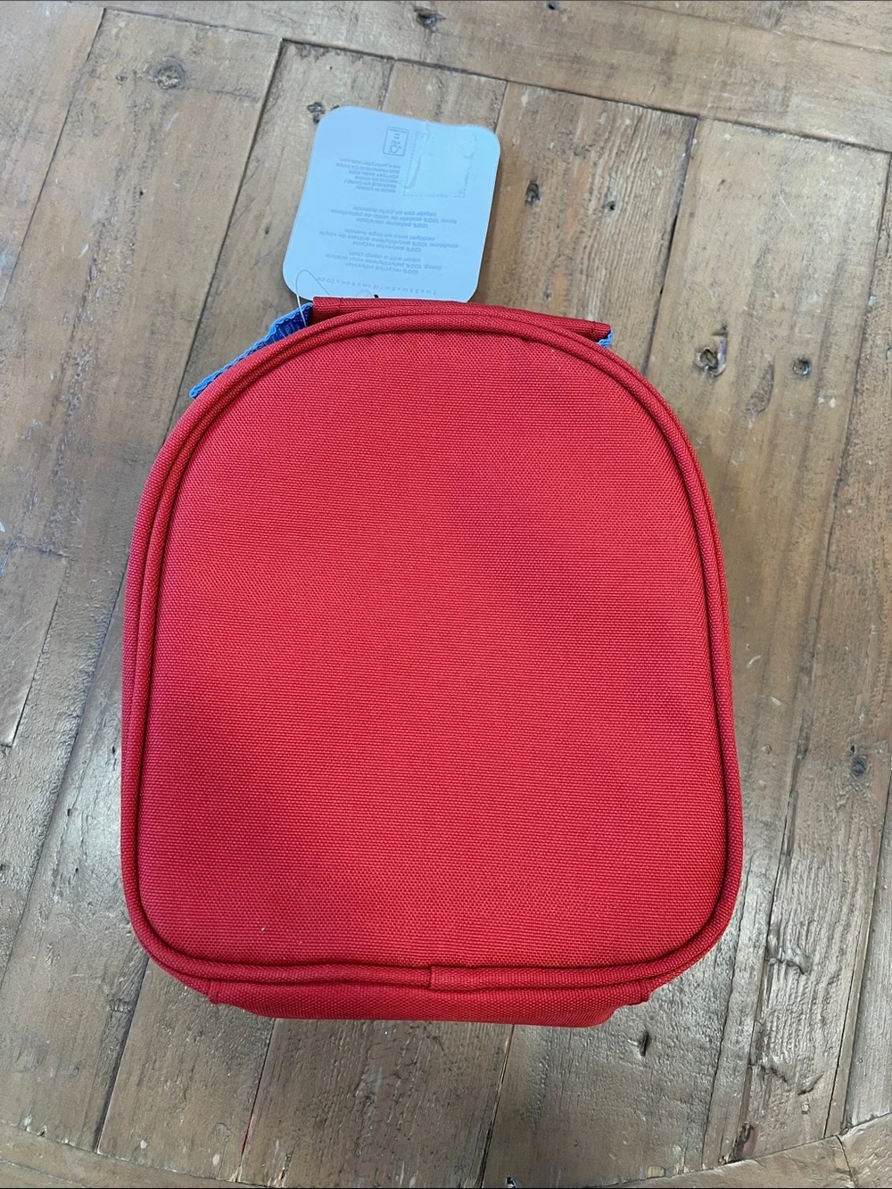 Pottery barn kids little critters fire truck lunch bag nwt insulated red
